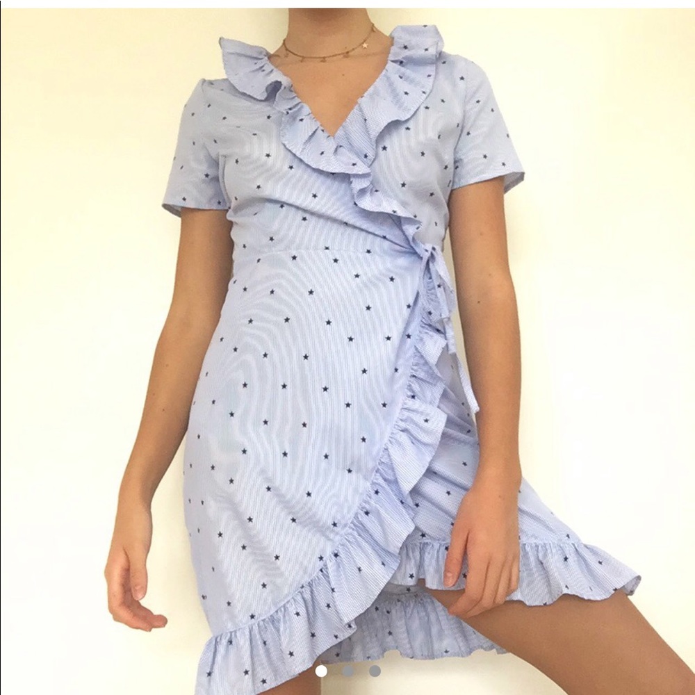 Wrap summer star dress vintage